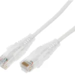 Cable De Red Slim Utp Cat6A 5M Linkedpro Lp-Ut6A-500-Wh-28 Color Blanco/Diametro Reducido (28 Awg)
