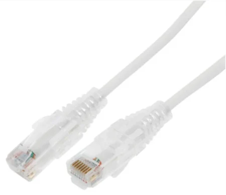 Cable De Red Slim Utp Cat6A 5M Linkedpro Lp-Ut6A-500-Wh-28 Color Blanco/Diametro Reducido (28 Awg)