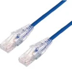 Cable De Red Slim Utp Cat6A De 1 Metro Linkedpro Lp-Ut6A-100-Bu28 Color Azul