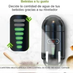 CAFETERA MULTICAPSULAS AVERA CAF02B CONTRO NIVEL DE AGUA/600 ML/COLOR NEGRO