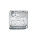 Caja Cuadrada 4 X 4" Raco Hub-192 Profundidad 1- 1/2"/11 Entradas De 1/2"/6 Entradas De 3/4"