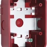 Bocina Con Lampara Estroboscopica System Sensor Sps-Rl Montaje En Pared/Color Rojo