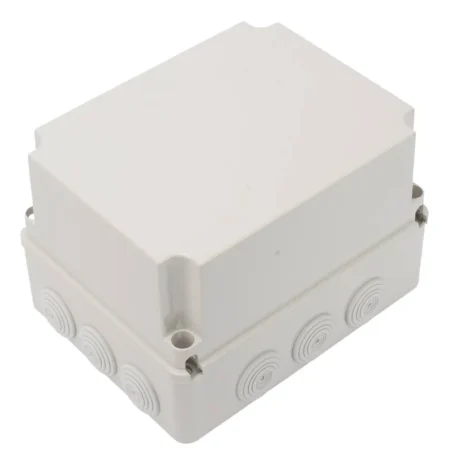 Caja Derivacion-Conexion De Plastico (190 X 240 X 165 Mm) Precision Pst-1924-1Er/12 Glandulas De Goma/Para Instalaciones Comerciales, Residenciales E Industriales/Incluye Tornilleria Para Su Tapa
