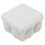 Caja Derivacion-Conexion De Plastico Precision Pst-0808-Er Con 7 Glandulas De Goma/Nstalaciones Comerciales/Residenciales/Industriales/Cerrado A Presion/Color Blanco