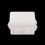 Caja Derivacion-Conexion De Plastico Precision Pst-0808-Er Con 7 Glandulas De Goma/Nstalaciones Comerciales/Residenciales/Industriales/Cerrado A Presion/Color Blanco