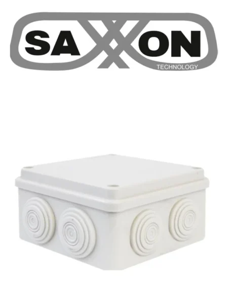 Caja De Conexiones Con 8 Entradas Saxxon Sx-Wd-015, Pvc Libre De Halogenos/Compatible Con Camaras Bulet Y Domo/Dimensiones Internas 150 X 150 X 70 Mm