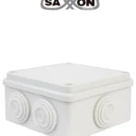 Caja De Conexiones Saxxon Sx-Wd-010 7 Entradas/Pvc Libre De Halogenos/100X100X70Mm/IP55/Color Blanco