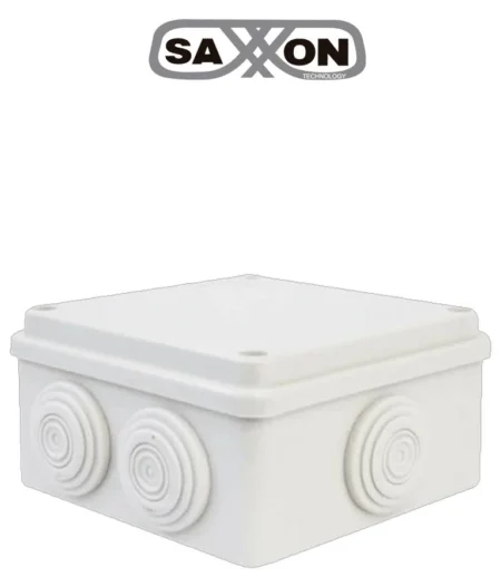 Caja De Conexiones Saxxon Sx-Wd-010 7 Entradas/Pvc Libre De Halogenos/100X100X70Mm/IP55/Color Blanco