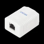 Caja De Pared Linkedpro Lp-Wp-40-C6A Con 1 Puerto/Incluye 1 Jack Stp Cat6A