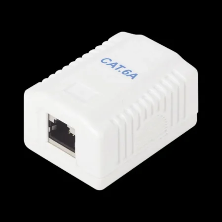 Caja De Pared Linkedpro Lp-Wp-40-C6A Con 1 Puerto/Incluye 1 Jack Stp Cat6A