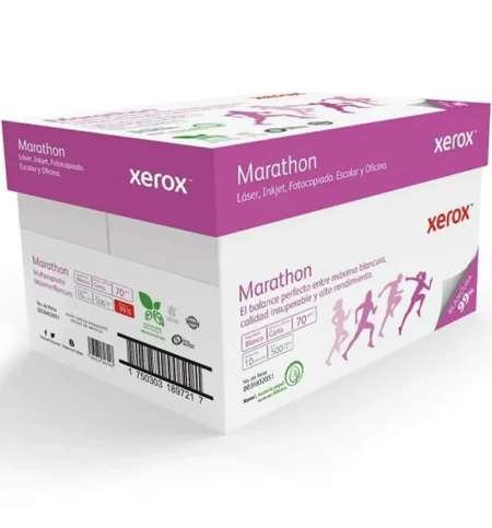 Caja De Papel Xerox 3M02051 Marathon Carta 99% Blancura C/5000 Hojas