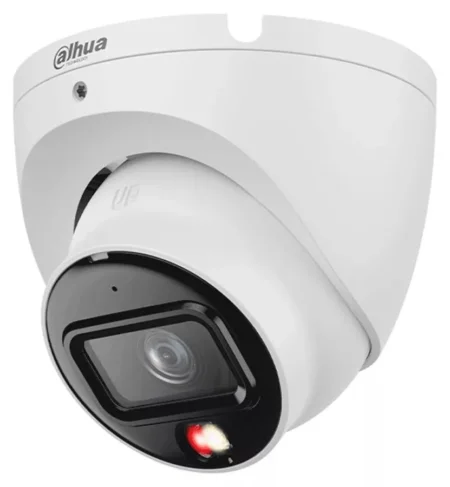 Camara IP Domo Dahua Dh-Ipc-Hdw1839T-A-Il 8Mpx 4K/Lente De 2.8 Mm/Angulo 105°/Iluminador Dual/Microfono Integrado/Ir De 30M/Dwdr/H.265/PoE