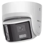 Camara Turret IP Panoramica Hikvision Ds-2Cd2347G2P-Lsu/Sl(C) 4Mpx/2 Lentes 2.8 Mm/Colorvu/PoE/ Wdr 130°/IP67/Acusense/Luz Estroboscopica Y Alarma Audible/30 Mts Luz Blanca/Micro SD