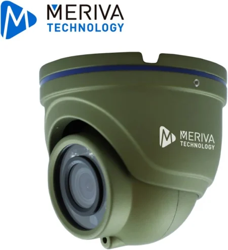 Camara Movil Domo Ahd Meriva Mc320Hd 2Mpx/Lente 2.8Mm/Ir 5M/IP54/Microfono Integrado/Conector Din De Aviacion 4 Pines/Para Interiores/Color Verde