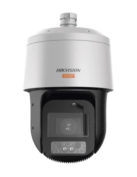 Camara Domo Ptz IP Hikvision Ds-2Sf8C425Mxg-Elw/26(F0) 4Mpx/Con Camara Panoramica 180º 6Mpx/300M Ir/IP67/Ik10/Autoseguimiento