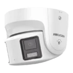 Camara Turret IP Hikvision Ds-2Cd3387G2P-Lsu/Sl(C) 8Mpx/Lente 4Mm/Panoramica/180°/Imagen A Color 24/7/PoE/Wdr 130°/IP67/Acusense/ Proteccion Activa/MicroSD