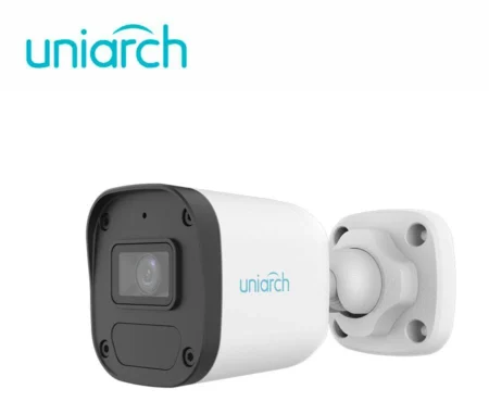Camara IP Turret Uniarch Ipc-T132-Af28-Dl-Eco 2Mp/Lente 2.8Mm/Dnr/Ir30M/Dual-Light/Microfono/Human-Body-Detection 2.0/PoE-Af Onvif/3-Axis/IP67/Grafeno+Plastico/Ultra265/Serie Eco