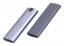 GAB. EXTERNO USB TIPO C QUARONI EM2TL1 PARA SSD M.2 NVME/COMPATIBILIDAD 2280/ALUMINIO