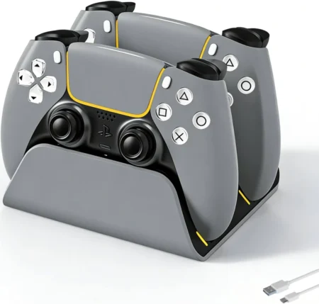 SOPORTE DE CARGA PARA CONTROL DE PLAYSTATION 5, RAZER RC21-01900200-R3U1, USB TIPO C, COLOR NEGRO