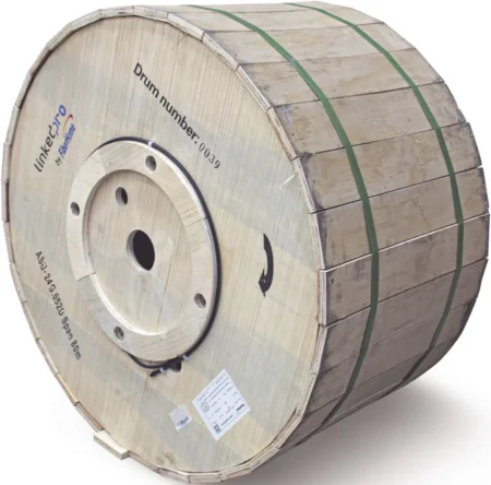 Carrete De 4 Km De Fibra Optica Aerea (Adss) Linkedpro Monomodo De 24 Hilos/Exterior/Loose Tube/Oc-Adss-24C-S200/4Km