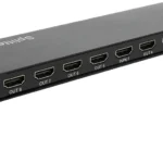 Splitter HDMI De 1 Entrada Y 8 Salidas Saxxon Soporta Resolucion Ultra HD 4K-2K/30Hz/10M En Entrada Y Salida/Switch Edid/Color Negro/Lkv318Hdr-V2.0
