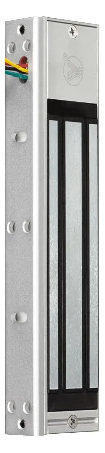 Cerradura Magnetica Con Indicador LED Para Control De Acceso Yli Ym-180N(LED) Sujecion 180Kg O 350Lb/Compatible Con Soporte Yli Mbk180Nlc Y Mbk180Nzl/Para Puerta De Madera/Vidrio O Metal/Ym180Nled