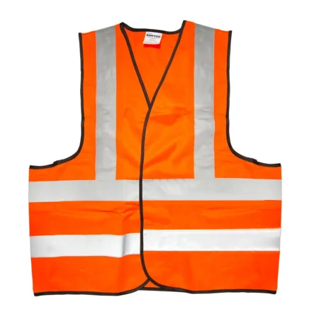 Chaleco De Seguridad Surtek 137376 De Mallade Poliester Con Correas/Ajustables/Unitalla/Naranja