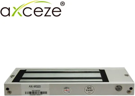Chapa Magnetica Axceze Ax-M320, 20.5X170X37 Mm, Aluminio, Fuerza De Sujecion De 158 Kg