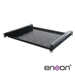 Charola Corrediza Enson Ens-Rtm1U Fijacion A 4 Puntos Ventilada/Compatible Con Gabinetes Enson/30Kg/Color Gris