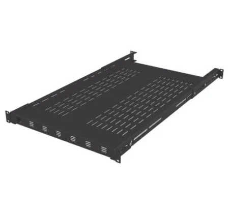 Charola Ventilada Para Soportar Equipos En Rack Linkedpro Lprvsh49-961U Profundidad Ajustable De 495 A 965 Mm, 1U, Color Negro