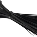 100 Piezas Cincho De Nylon 3.6Mm X 12Cm Movax Cm-12036Ng, Color Negro