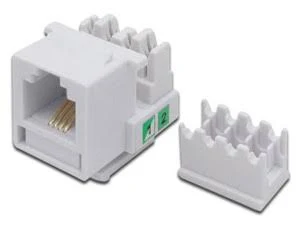 Jack Cat 3 RJ11 Blanco Brobotix Telefonico