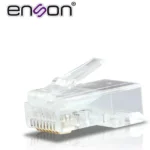 Conector RJ45 Enson RJ45-Cat6 De 8 Pines Para Cable Utp ,Velocidad De Hasta 1000Mbps, Color Transparente