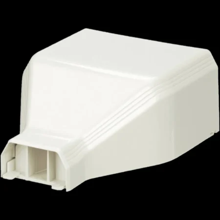 Conexion De Tuberia A Canaleta T45, Syscom T45Eeiw, Salidas De 1/2″, 3/4″, 1″ Y 1 1/4″, Material Abs, Color Blanco Mate