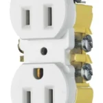 Contacto Duplex 15A 125V, Hubbell Hub-Rr15W, 2 Polos 3 Hilos, Nema 5-15R, Color Blanco