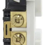 Contacto Duplex 20 A 125 V, 2 Polos, 3 Hilos Hubbell Hub-Br-20-Whi Cableado Posterior Y Lateral/Color Blanco (Nema 5-20R)
