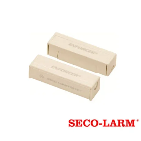 Contacto Magnetico Seco Larm Sm-433-Tq/W 1-1/4″ (31Mm)/Montaje Superficial Con Terminales De Tornillos Ocultos/Color Blanco