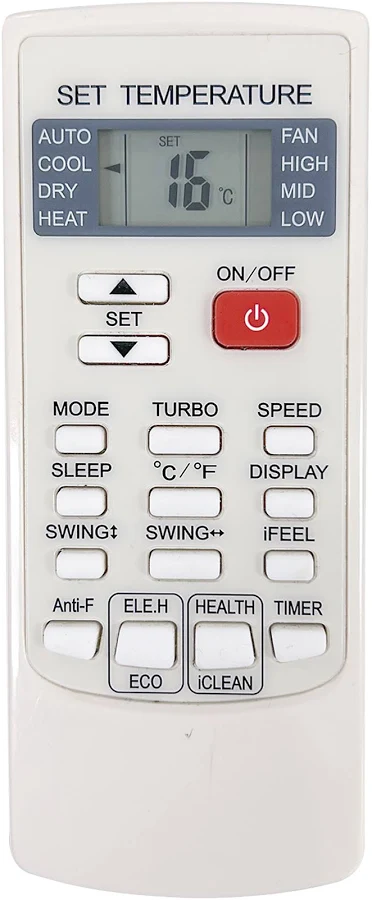 Control Remoto Para Minisplit Aufit Ykrh/101E