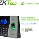 Control De Asistencia Zkteco K20+V3 3,000 Huellas/50,000 Eventos Tecnologia Ssr/USB