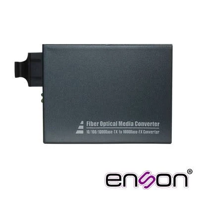 Convertidor De Medios Enson Cobre 1000Base-T A Fibra Multimodo 1000Base-Sx/Lx Hasta 550M Conector Sc, Ens-Mc100Sc