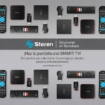 CONVERTIDOR DE MEDIOS STEREN SMART TV, TV BOX, ANDROID, 8GB, FULL HD, WIFI, HDM INTV-110