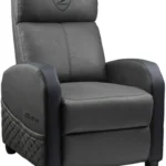 Sofa Gamer Cougar Ranger Elite Jet Gray/Terciopelo Suave/135Kg/Reclinable/Bolsillo Lateral/Color Gris-Negro/3Mraegrb.0001