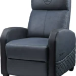 Sofa Gamer Cougar Ranger Elite Navy Blue/Terciopelo Suave/135Kg/Reclinable/Bolsillo Lateral/Color Azul-Negro/3Mraebub.0001