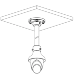 CAMARA DOMO IP DAHUA IPC-HDBW3841E 8MPX 4K/LENTE DE 2.8 MM/107° DE APERTURA/SMD 4.0/AI SSA/POE/IP67/IK10/RANURA MICROSD