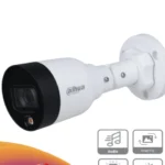 CAMARA BULLET IP DAHUA DH-IPC-HFW1239S1-A-LED-S5 2MPX/LENTE DE 2.8MM/102° APERTURA/MICROFONO INTEGRADO/H.265+/15 MTS LUZ/IP67/POE/DWDR