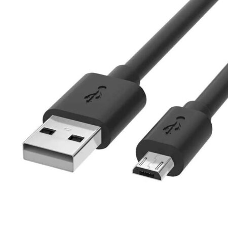 Cable USB A A Micro USB V8 – Color Negro. 1 Metro De Largo. Alta Resistencia De Materiales Y Carga Rápida Db-G-Usbmn