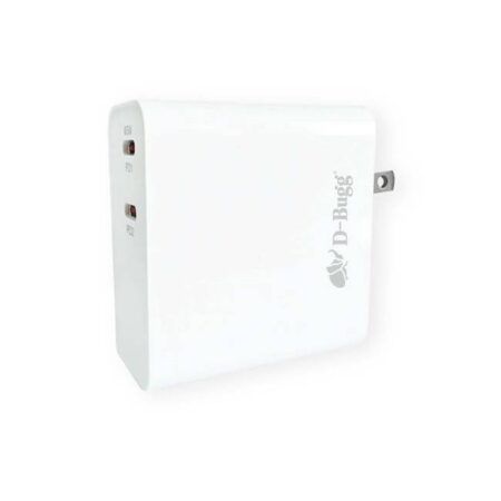 Carg Pared Dbugg Tipo C 65W Db-Pd64 Cargador De Pared / Con Conectores Duales De Carga Ultra Rápida / Trabaja Con Potencia De 65 W. –