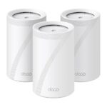 ROUTER INALAMBRICO TP-LINK DECO BE65(3-PACK) 2.4+5+6GHZ/TRIPLE BANDA/4 PUERTOS 2.5GB/CANALES DE 320MHZ/SISTEMA WI-FI 7 MESH