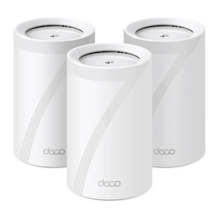 Router Inalambrico Tp-Link Deco Be65(3-Pack) 2.4+5+6Ghz/Triple Banda/4 Puertos 2.5Gb/Canales De 320Mhz/Sistema Wi-Fi 7 Mesh