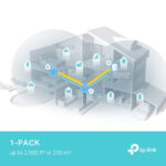 Router Tp-Link Deco X50 Pro(1-Pack) /2.4/5Ghz/Dual Band Ax3000/2 Puertos De 2.5Gb/150 Dispositivos/3 Antenas Internas/Mesh Impulsado Por Ia